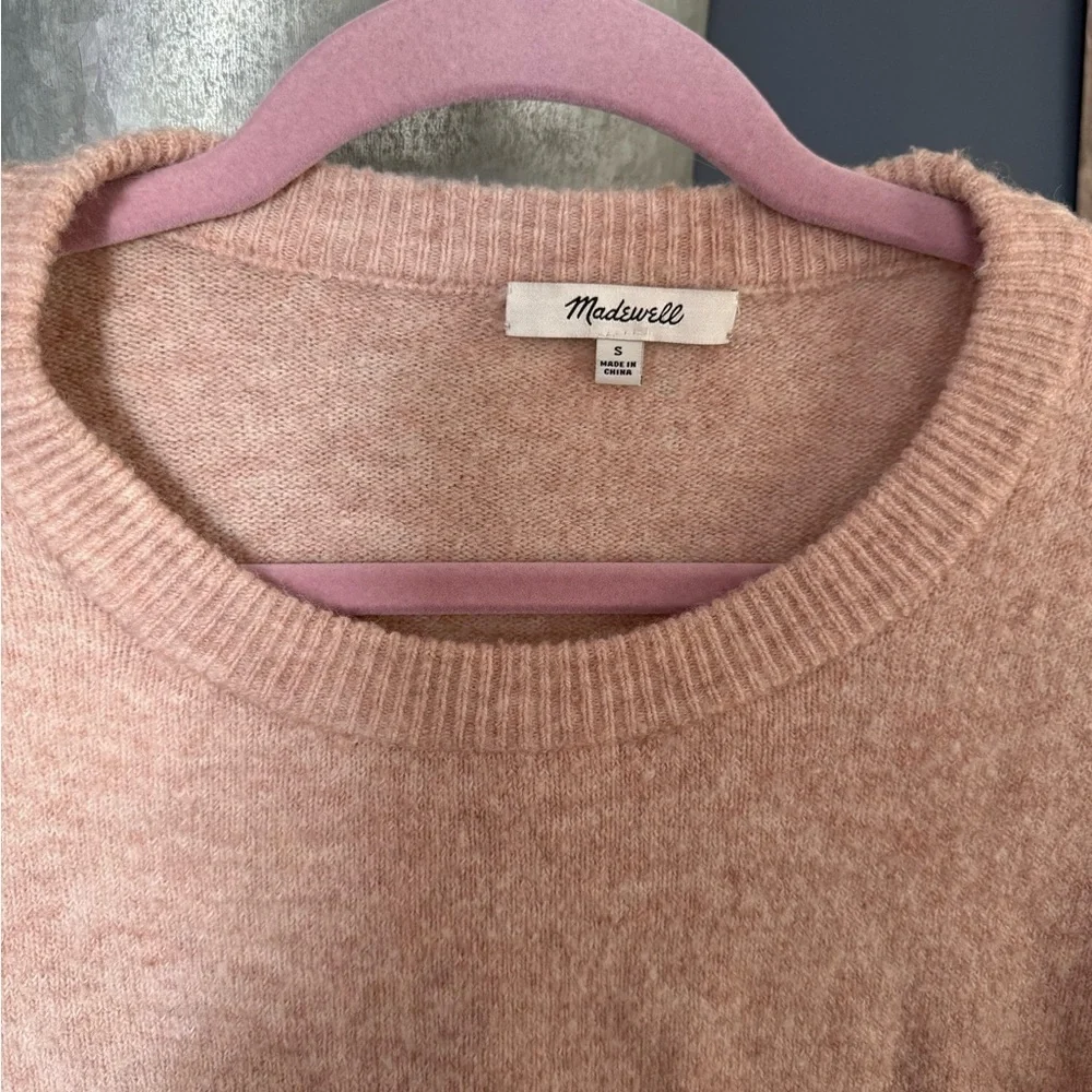 Madewell Gladwell Balloon-Sleeve Pullover alpaca wool blend Sweater small - Picture 4 of 7
